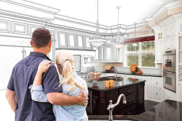 Professional Kitchen Island Installation technician working in Mora, MN